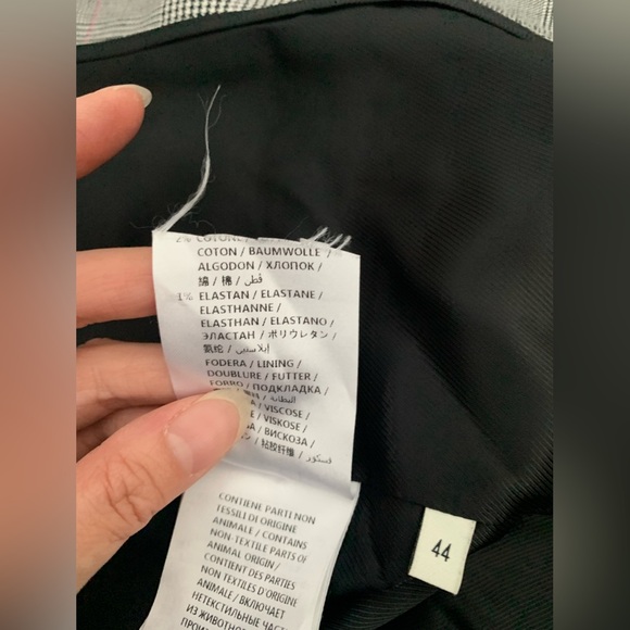 Gucci Wool Checked Floral Jacket Blazer Prince of Wales - Picture 11 of 11